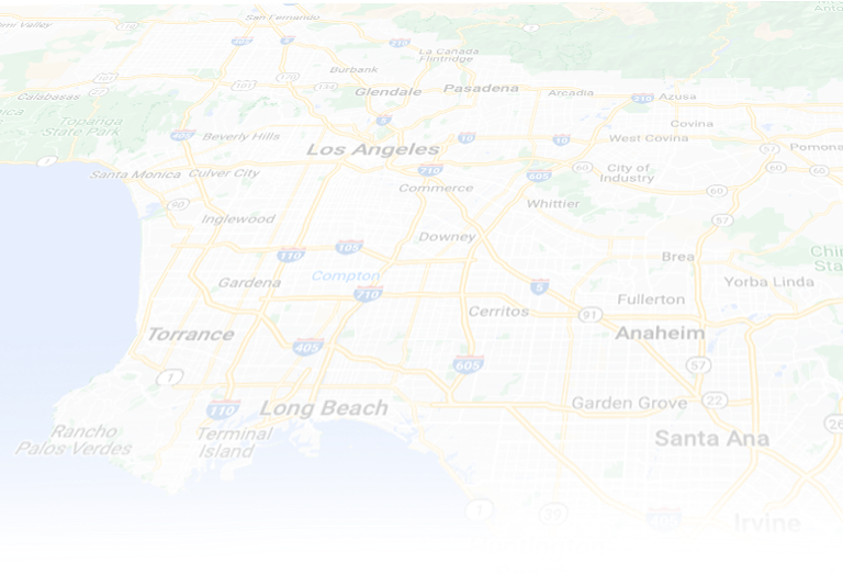 map showing city names and offers for your car on tablet