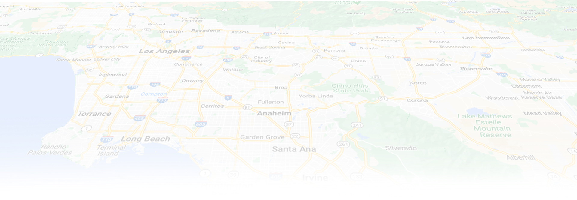 map showing city names and offers for your car